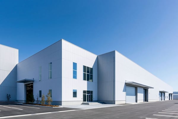 工場・倉庫の全体外観(完成イメージ)
